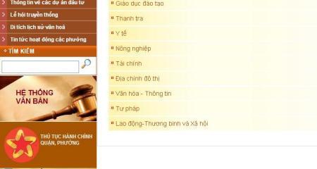 Website quận đâu phải trưng để làm cảnh