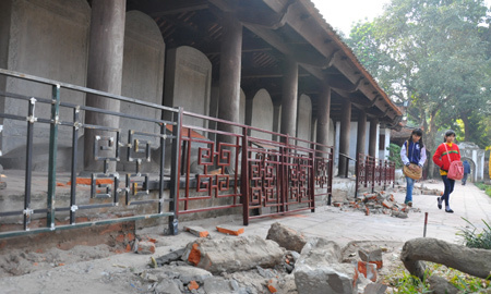 Văn Miếu khắc phục hình ảnh thiếu thẩm mỹ