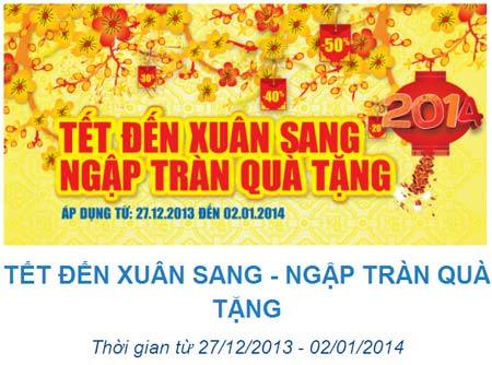 Mùa Tết, ngập tràn quà tặng tại siêu thị điện máy HC
