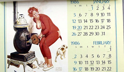 Cơn sốt dùng lịch 1986 cho năm 2014