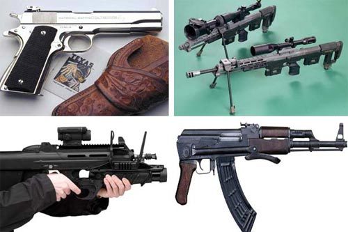 Cận cảnh 10 khẩu súng uy lực nhất thế giới