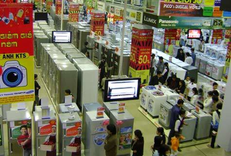Siết nợ cả siêu thị, ngân hàng bán lẻ điện máy