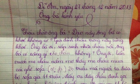 Chết cười thư cháu khuyên ông bỏ 'cờ bạc, đề đóm'