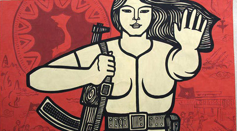 Tranh cổ động: Một thời hoa lửa