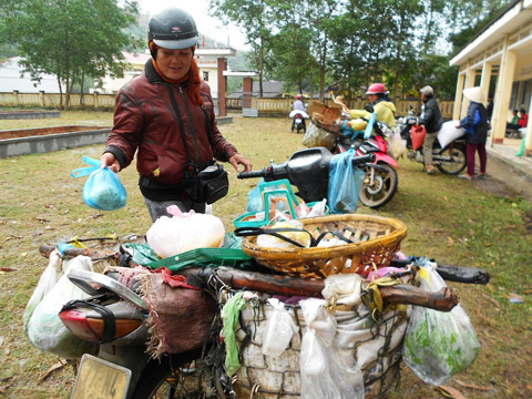 “Chợ di động” ở vùng cao