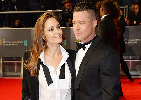 Jolie - Pitt mặc đồ đôi cực chất tới London