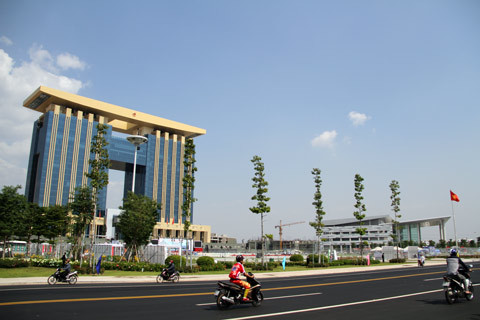 Cận cảnh trung tâm hành chính 1.400 tỷ ở Bình Dương