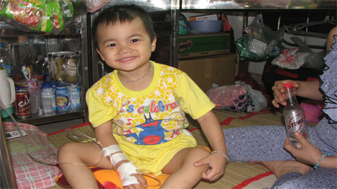 Thương bé chết hụt một lần