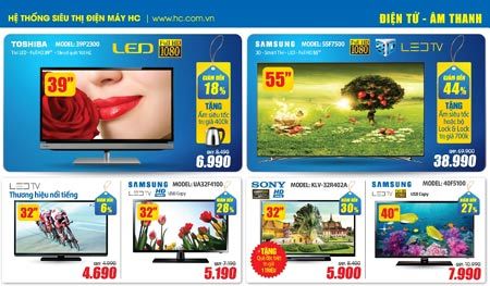 HC giảm giá hàng nghìn mặt hàng trong tháng 3