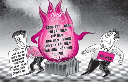 Bi kịch chậm đóng bảo hiểm một giờ, mất tiền tỉ