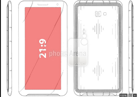 Samsung phát triển smartphone với tỷ lệ màn hình 