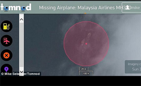 Phát hiện dấu hiệu nghi máy bay MH370 qua vệ tinh