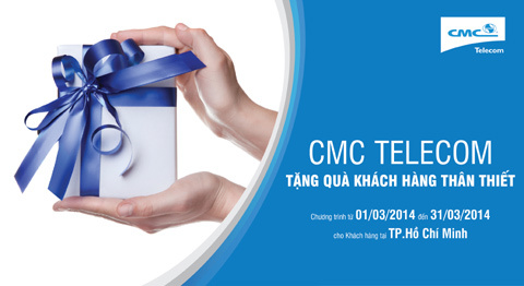 TPHCM: CMC Telecom tặng quà cho khách hàng thân thiết
