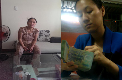 Tạp vụ trả lại gần 100 triệu cho người mất