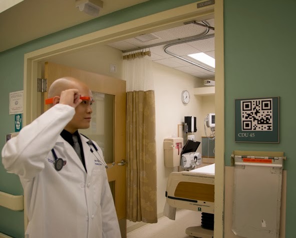 Mỹ thử nghiệm Google Glass trong bệnh viện