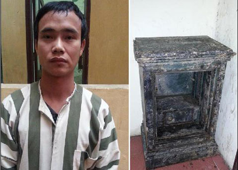 Trộm két sắt từ Hà Nội, mang về quê phá lấy vàng