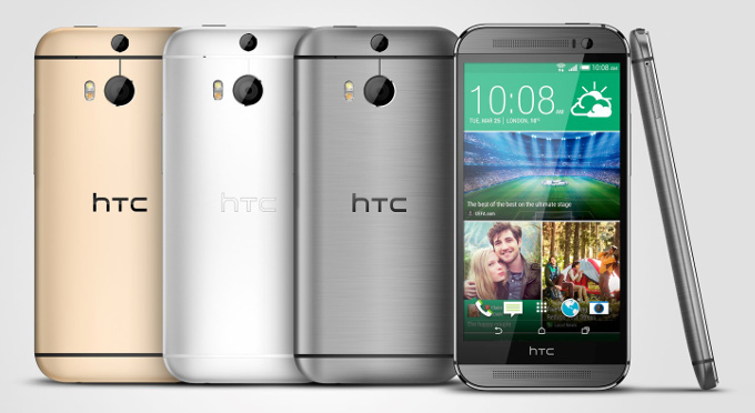 HTC One M8 chính thức ra mắt với thân máy cong, camera 