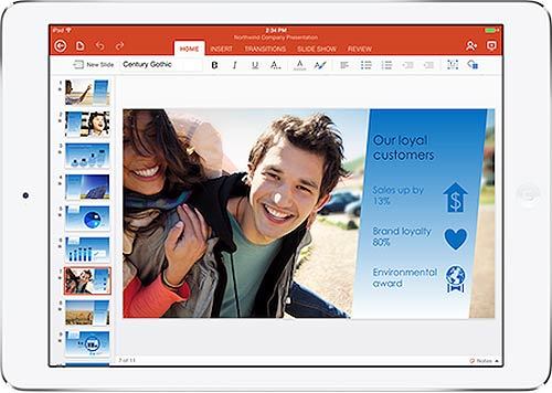 Microsoft Office chính thức có mặt miễn phí trên iPad