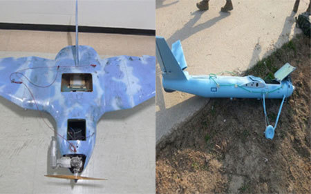 Cận cảnh máy bay không người lái nghi của Triều Tiên