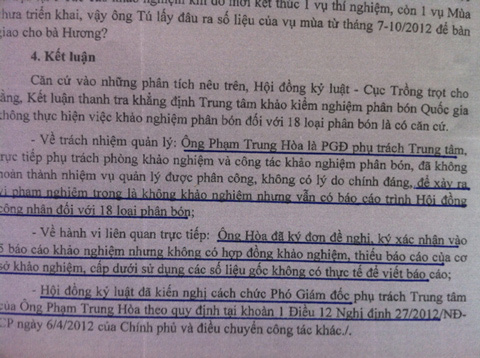 Lùm xùm chuyện “Cục Trồng trọt trù dập cán bộ”: Đâu là sự thật?
