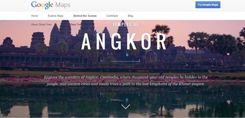 Du lịch Angkor miễn phí nhờ Google Maps
