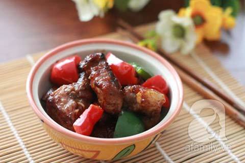 Món ngon cuối tuần: Sườn xào kiểu Tứ Xuyên
