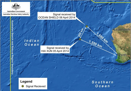 Australia phát hiện tín hiệu tương thích với MH370