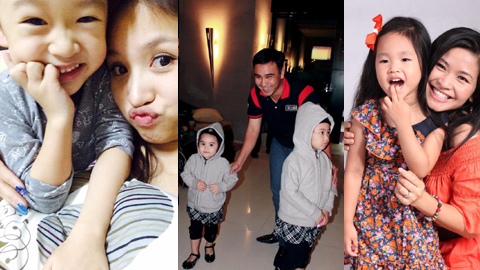 Khoảnh khắc nhí nhố con các MC nổi tiếng