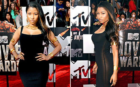 Lại diện váy không nội y đi sự kiện