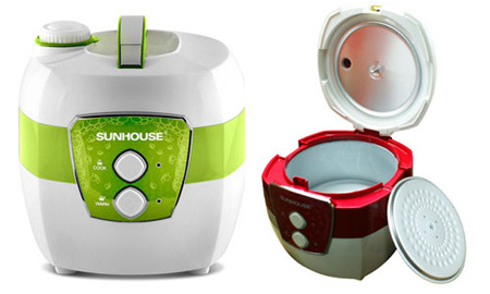 Khám phá bí mật nồi cơm điện Sunhouse