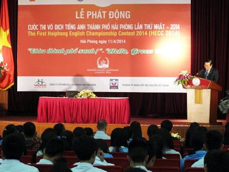 Hải Phòng tìm nhà vô địch tiếng Anh 2014