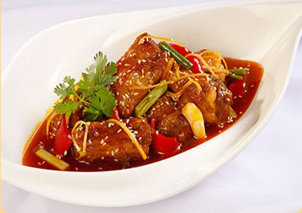 Sườn kho giấm mật ong
