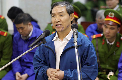 Dương Chí Dũng ra tòa phúc thẩm