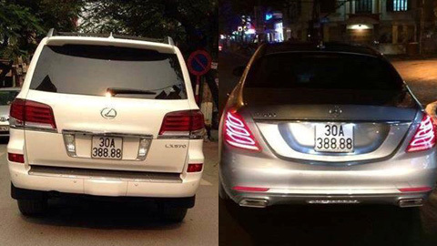 2 xế hộp bạc tỷ đeo chung biển 30A-38888