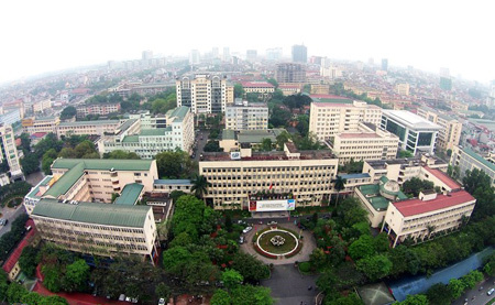Các trường đại học ở Hà Nội nhìn từ camera bay