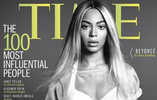 Beyonce lọt top 100 nhân vật ảnh hưởng nhất