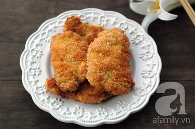 Giòn thơm món thịt heo chiên xù cho bữa tối