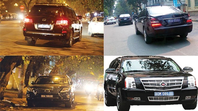 Xe sang tiền tỷ biển xanh 80... rầm rộ ra đường