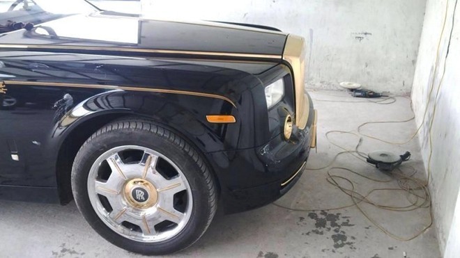 Rolls Royce, Phantom, rồng, mạ vàng, đại gia, Quảng Ninh