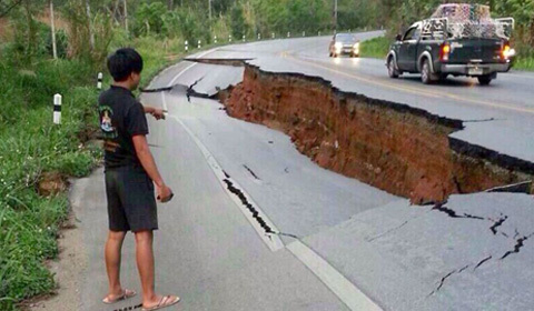 Clip Thái Lan, Myanmar rung chuyển vì động đất