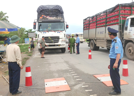 Thanh tra các trạm cân, trung tâm đăng kiểm