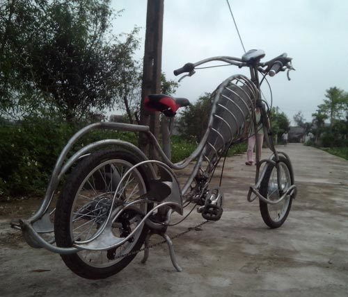 Nam-định, độ-xe, chopper, xe-đạp, thợ-cơ-khí