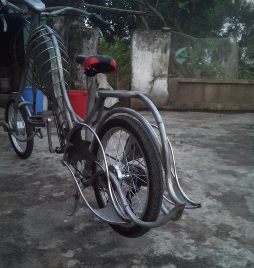 Nam-định, độ-xe, chopper, xe-đạp, thợ-cơ-khí
