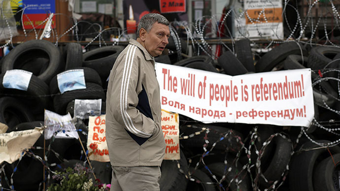 90% dân Donetsk ủng hộ độc lập