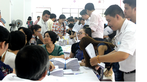 Hồ sơ thi đại học phía Nam giảm