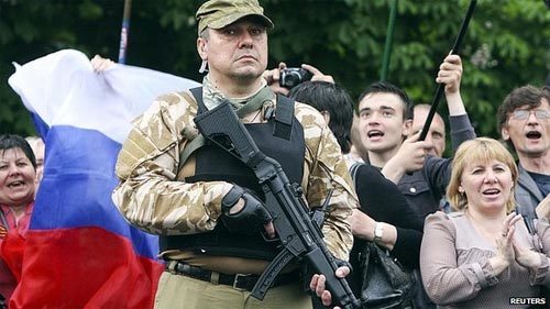 Phe li khai đông Ukraina xin Nga cho sáp nhập