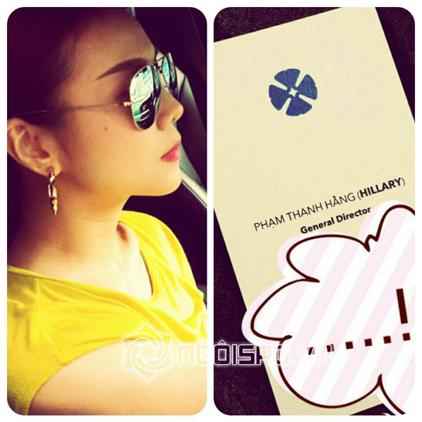 Thanh Hằng khoe khéo việc lên chức Tổng giám đốc