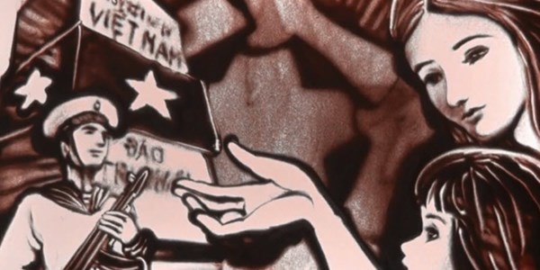 Cảm động clip tranh cát 