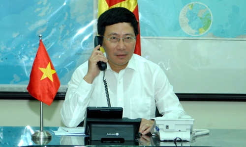VN thông báo tiếp diễn biến vụ giàn khoan ra quốc tế