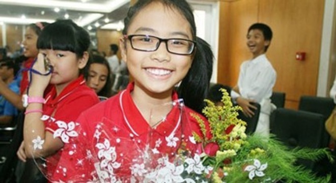 Bảng điểm giỏi toàn diện của Phương Mỹ Chi